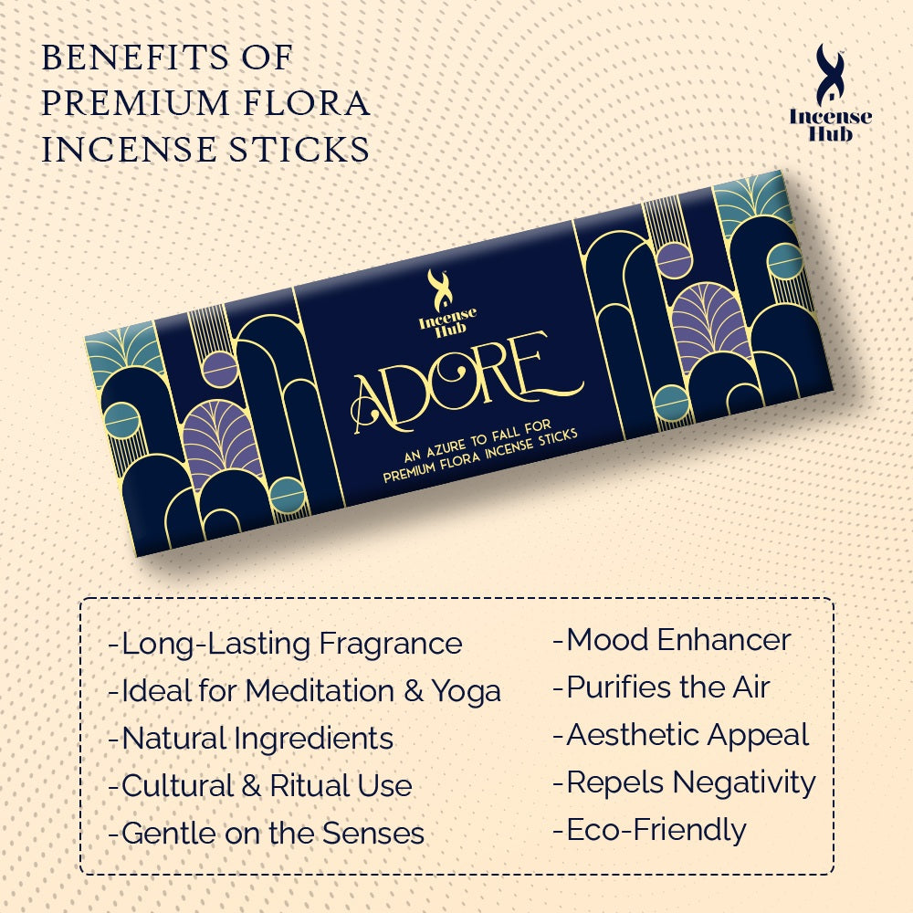 ADORE PREMIUM FLORA INCENSE, PACK OF 250 GMS
