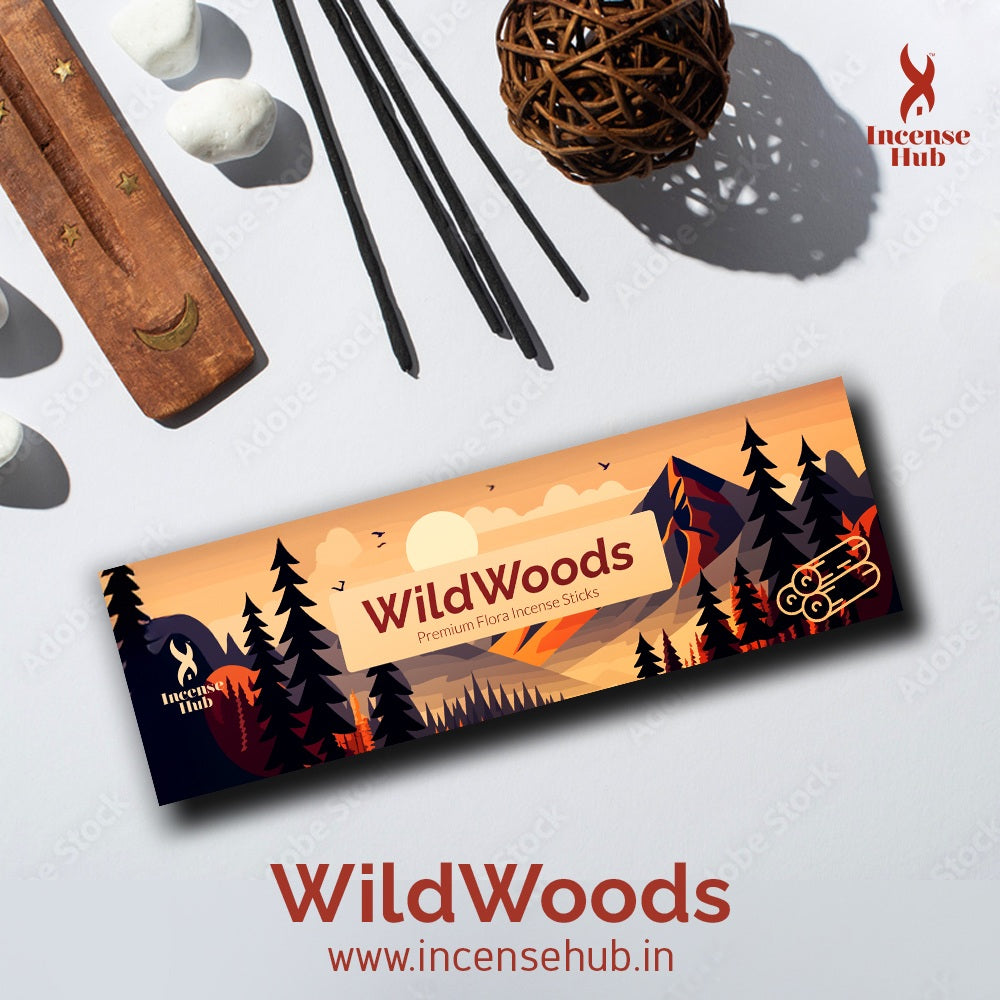 WILDWOODS PREMIUM FLORA INCENSE, PACK OF 50 GMS
