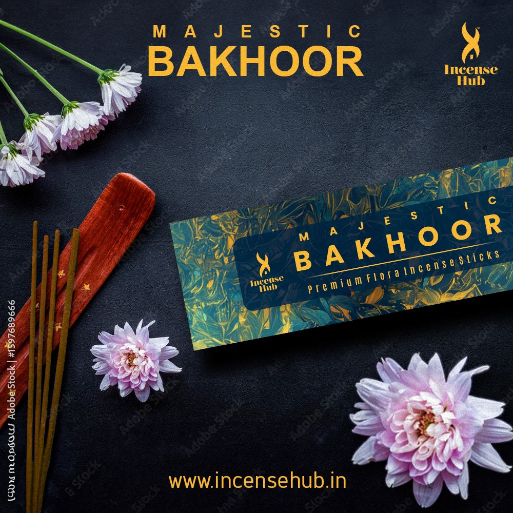 MAJESTIC BAKHOOR PREMIUM FLORA INCENSE, PACK OF 250 GMS