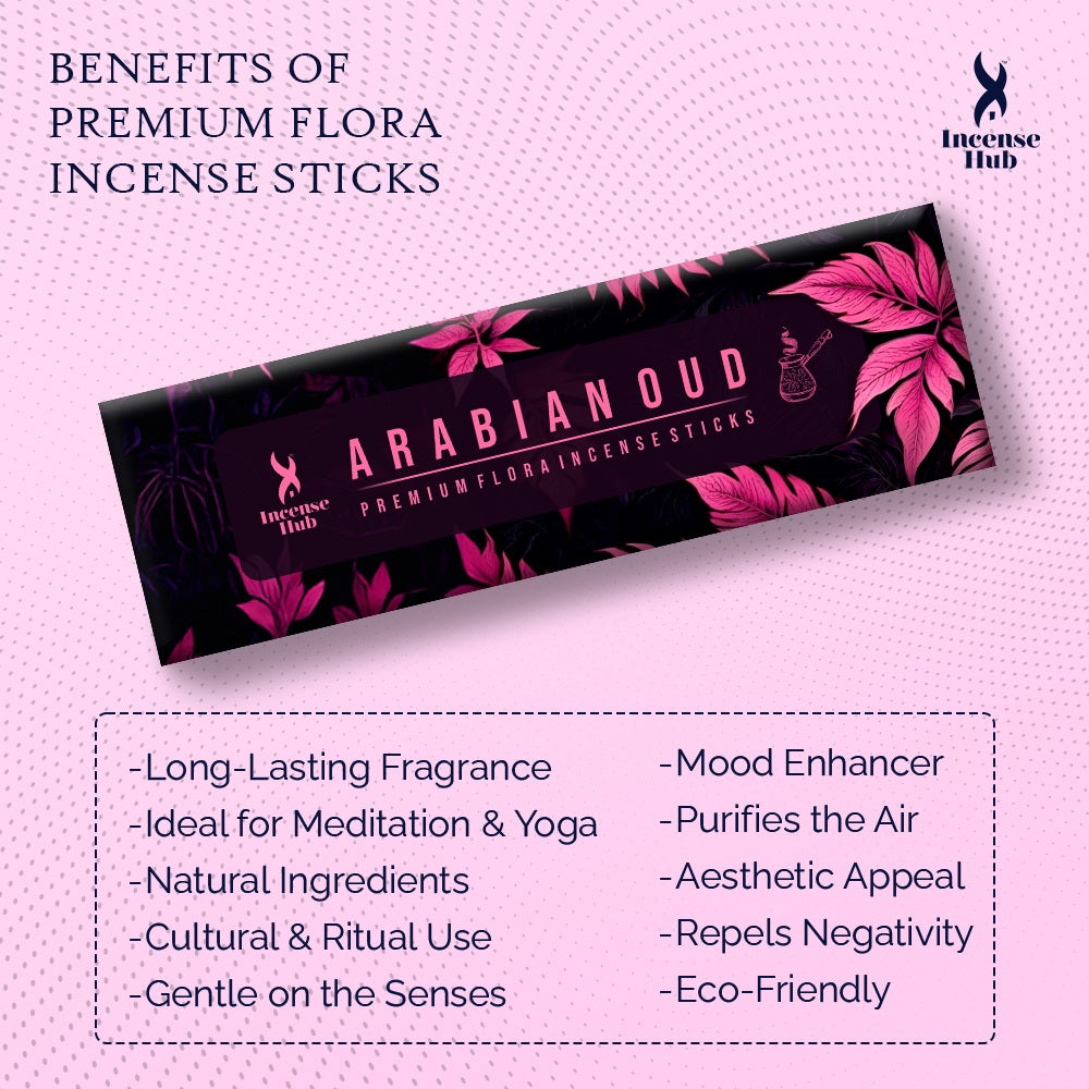 ARABIAN OUDH PREMIUM FLORA INCENSE , PACK OF 250 GM