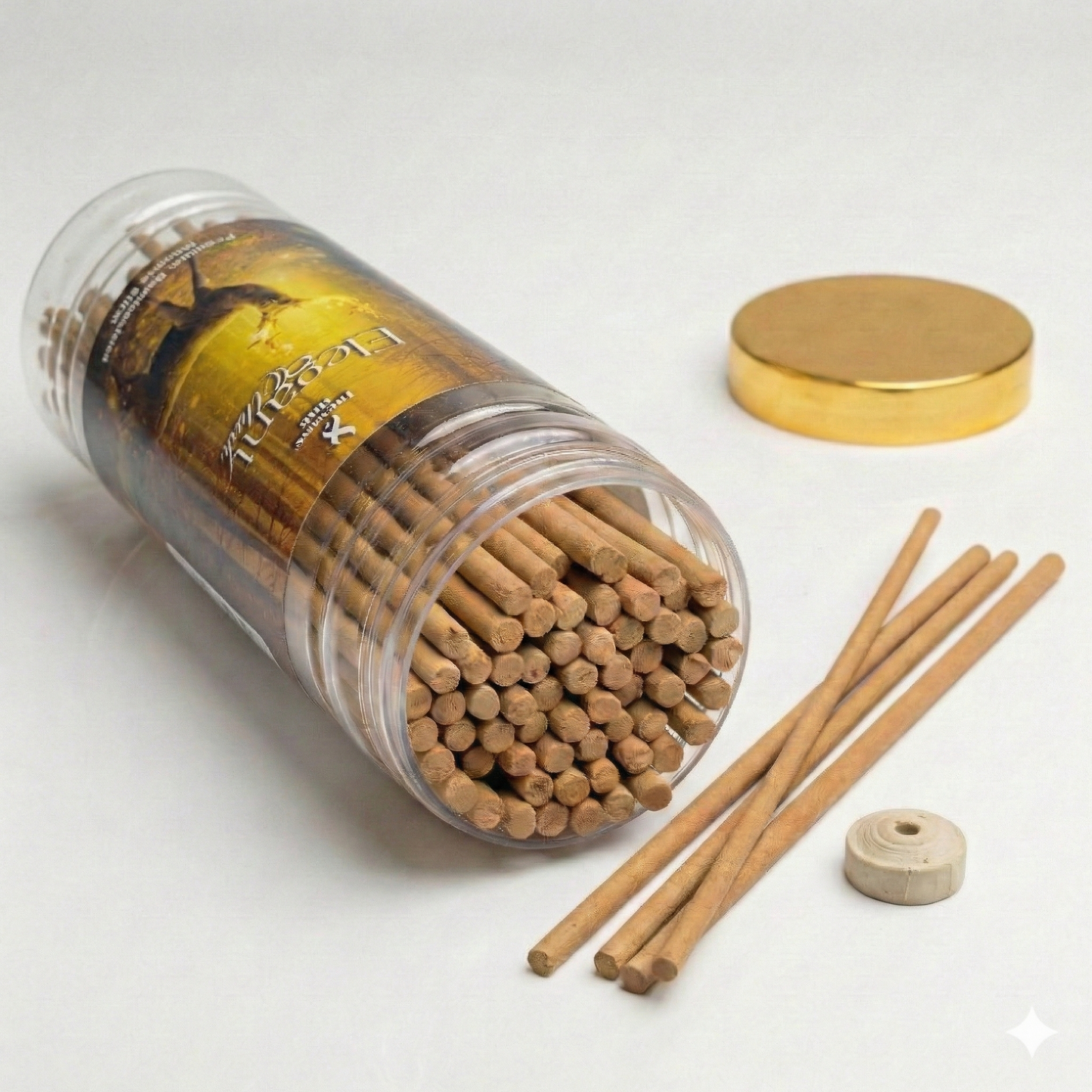 INCENSE HUB | Elegant Musk Premium BAMBOOLESS Incense | Pack of 250 GM