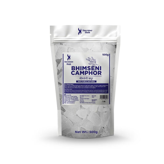 Bhimseni Camphor Zipper Pouch 500g
