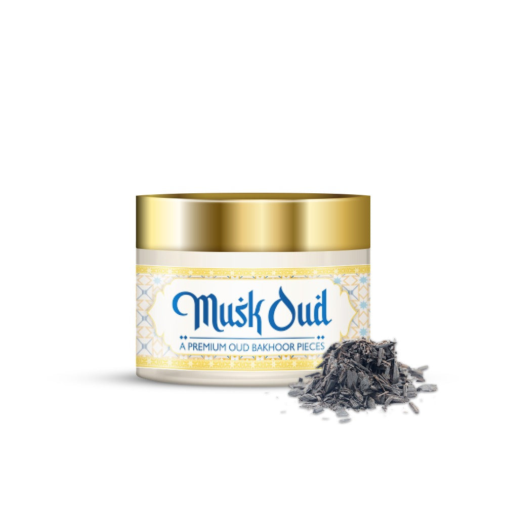 musk oud Premium Oud Bakhoor Pieces 40g
