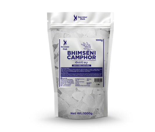 Bhimseni Camphor Zipper Pouch 1kg