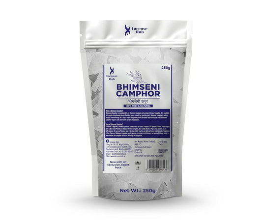 Bhimseni Camphor Zipper Pouch 250g