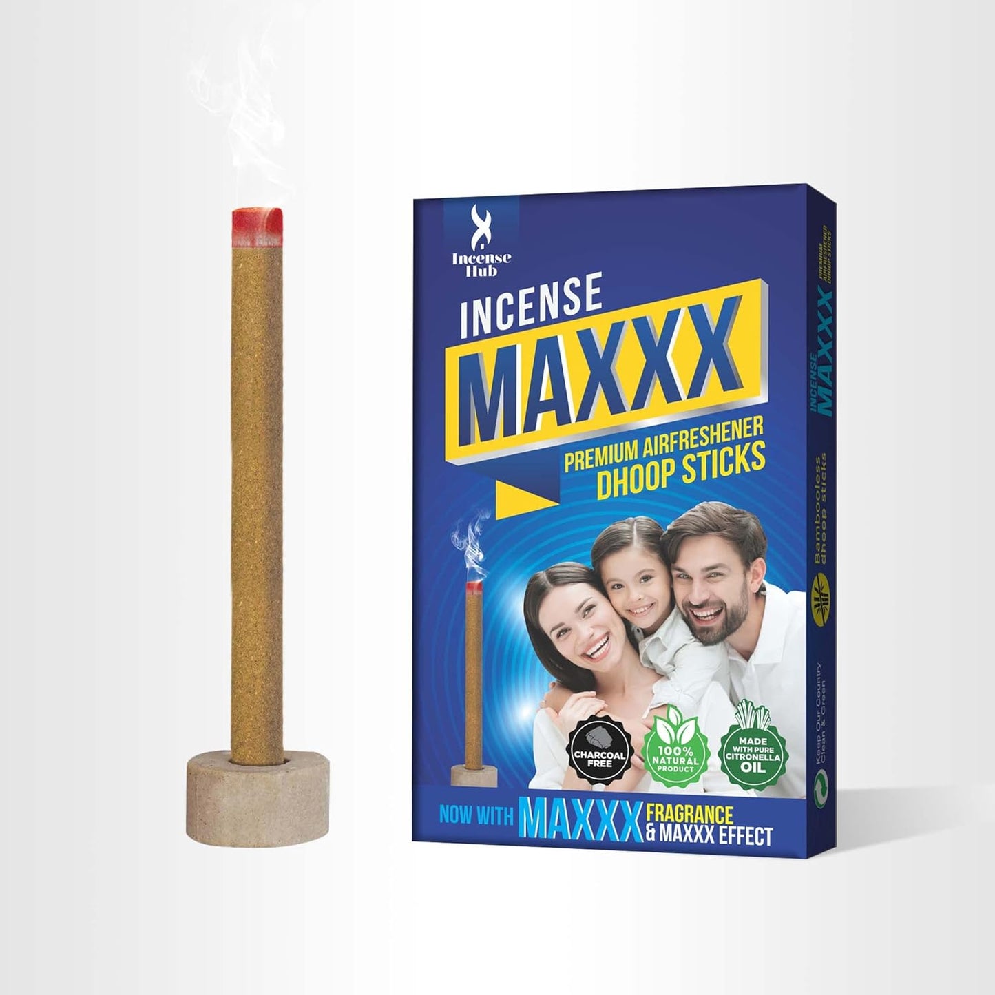 Incense Maxxx Premium Airfreshner Dhoop Sticks 12Pcs