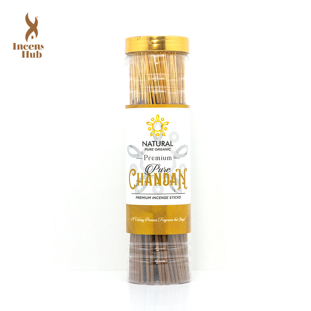 Pure chandan Premium Incense Sticks 250g Jar