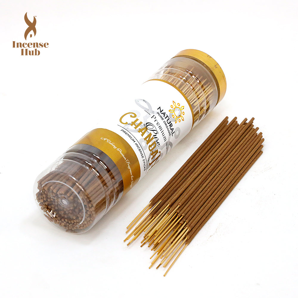 Pure chandan Premium Incense Sticks 250g Jar