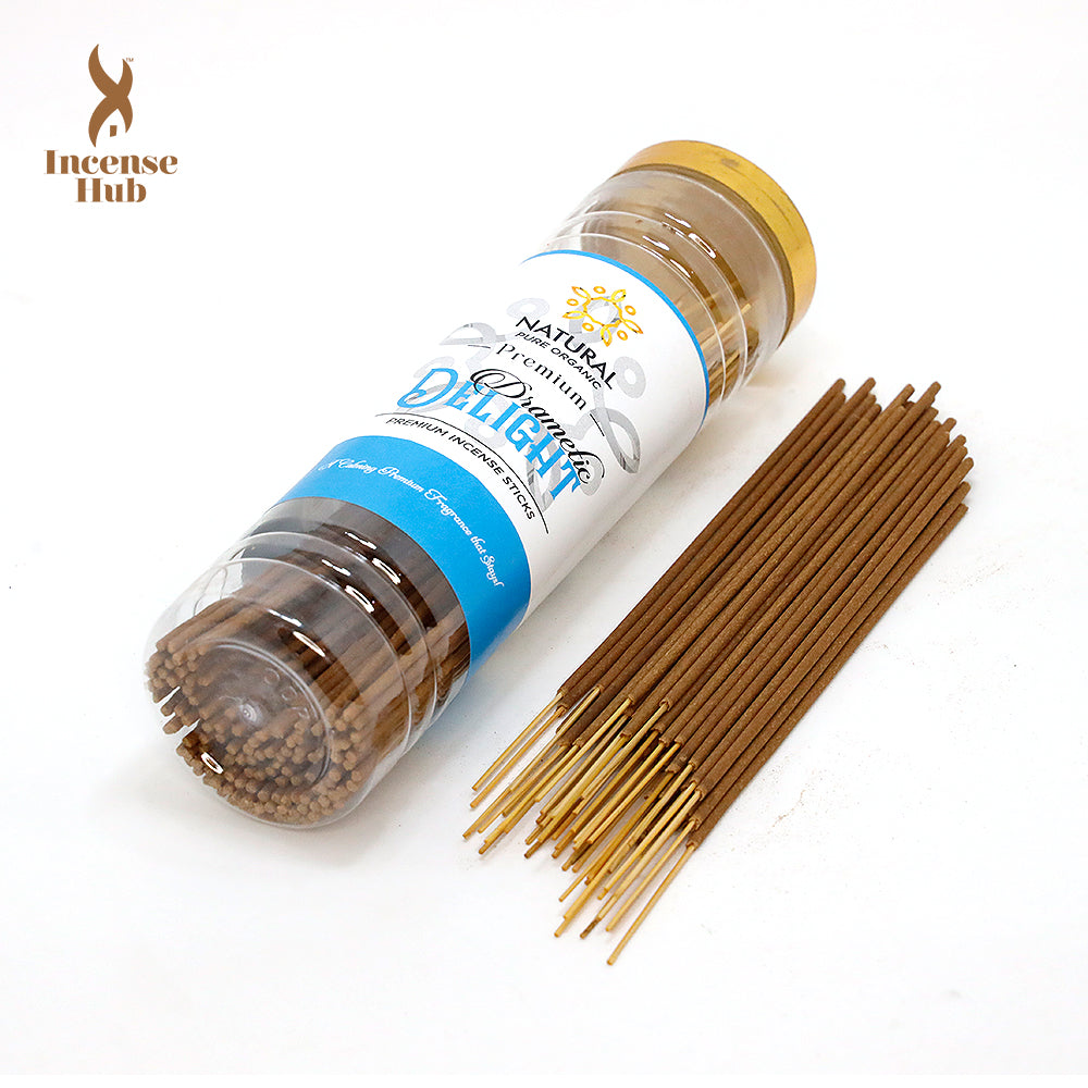 Dharmic Delight Premium Incense Sticks 250g Jar