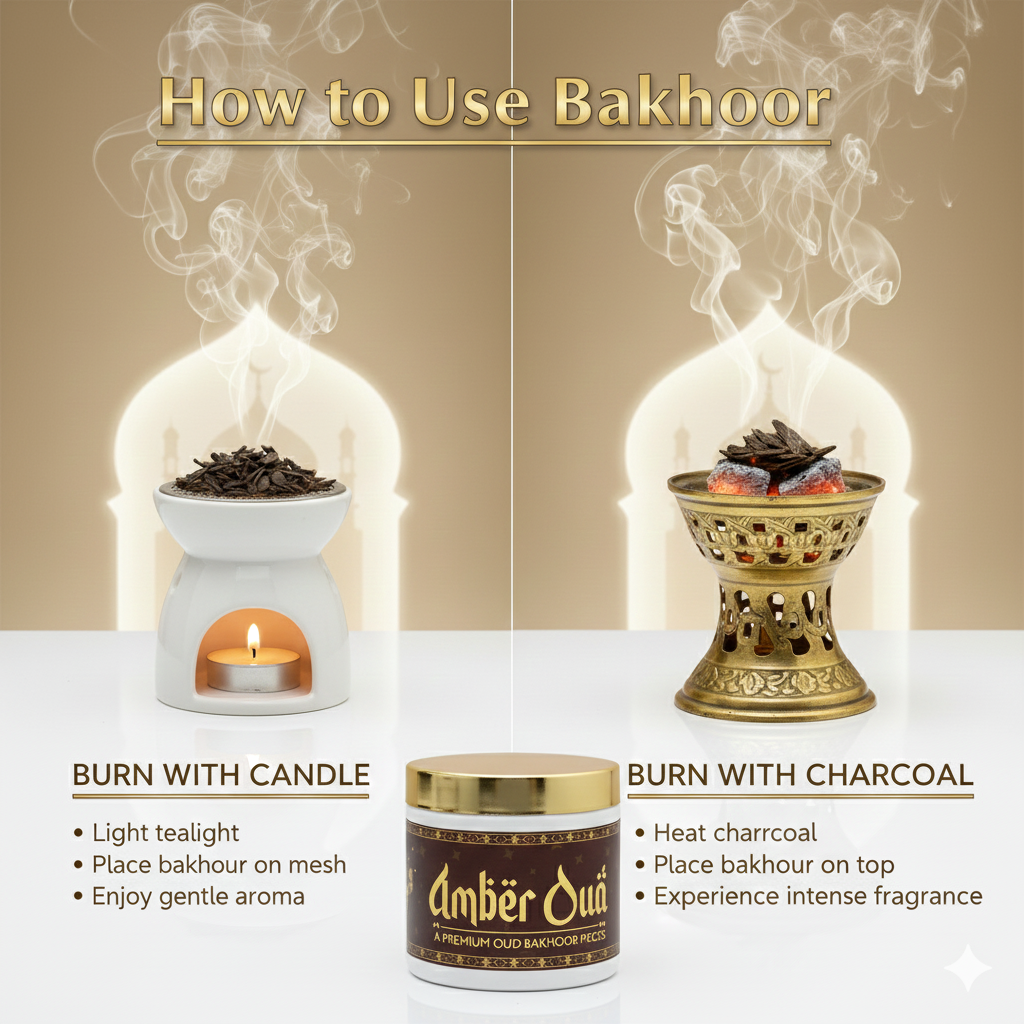 Amber oud Premium Oud Bakhoor Pieces 40g