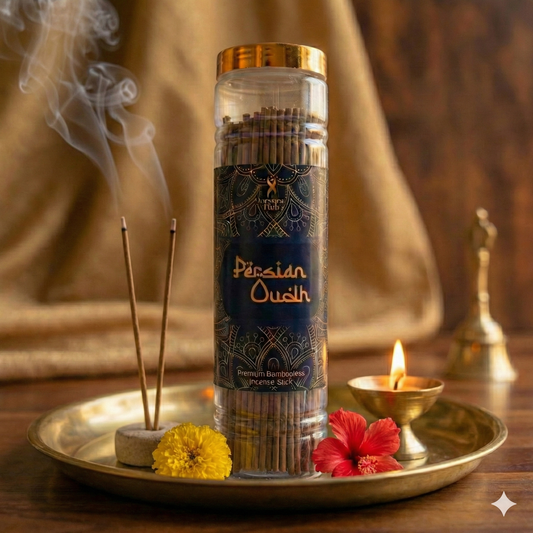 INCENSE HUB | Persian Oudh Premium BAMBOOLESS Incense | Pack of 250 GM