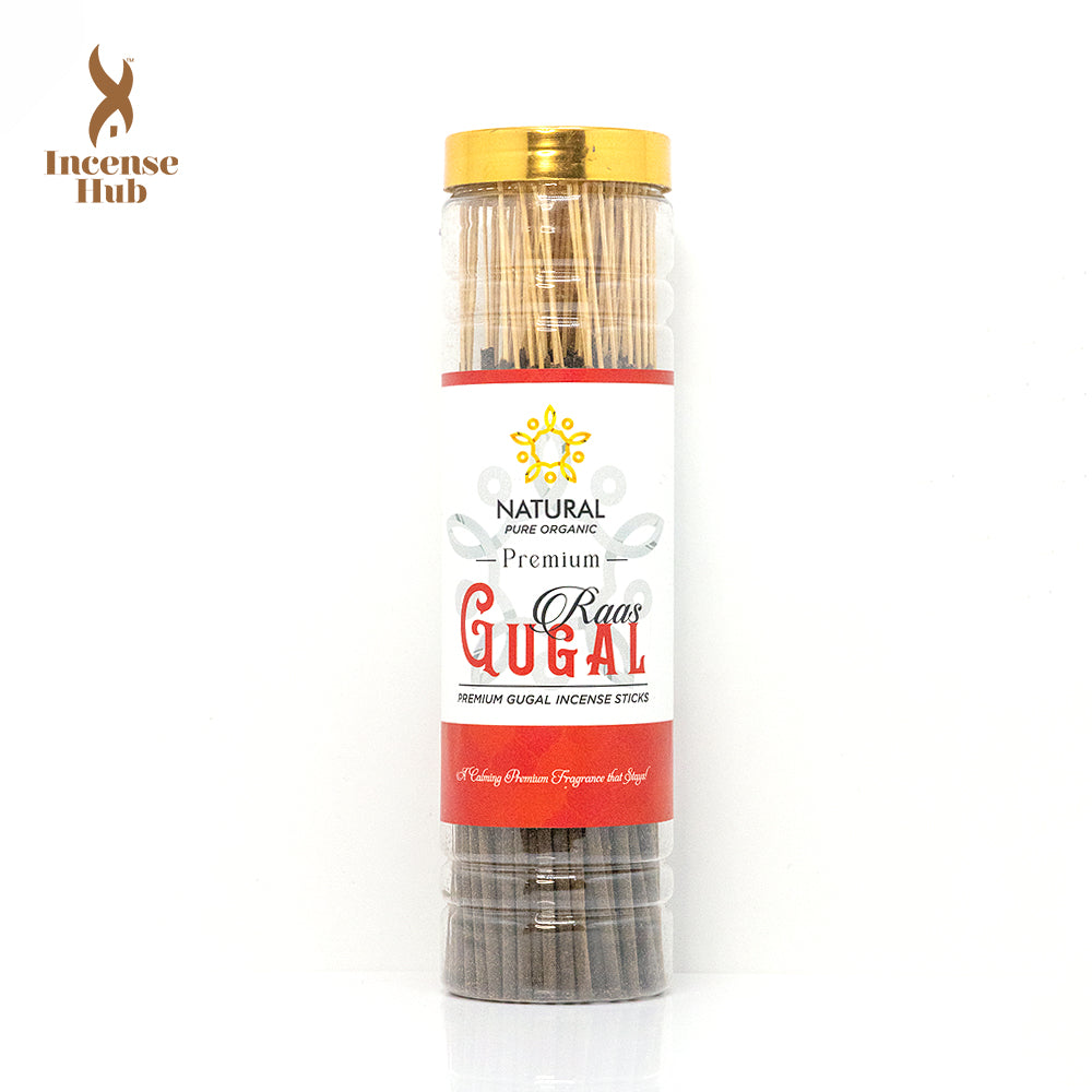 Raas Gugal Premium Incense Sticks Agarbatti 250g JAR