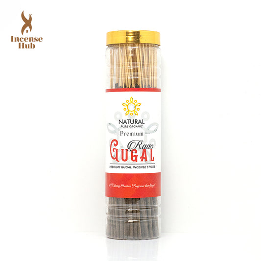Raas Gugal Premium Incense Sticks Agarbatti 250g JAR