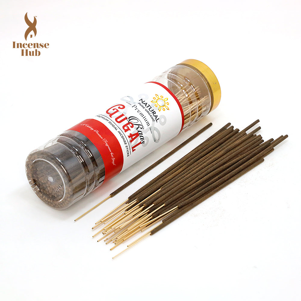 Raas Gugal Premium Incense Sticks Agarbatti 250g JAR