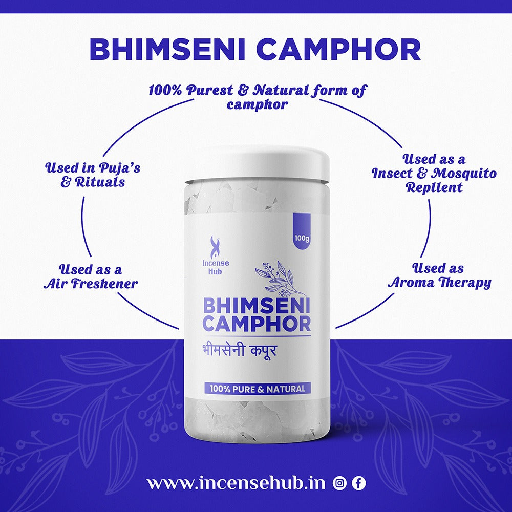 Bhimseni camphor bottle 100g