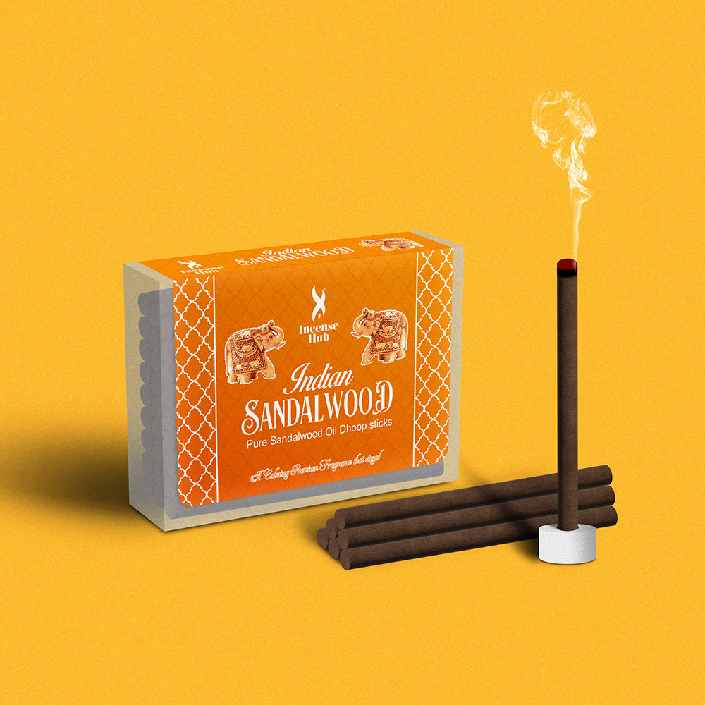 Indian Sandalwood Dhoop Sticks 30 Sticks Pack