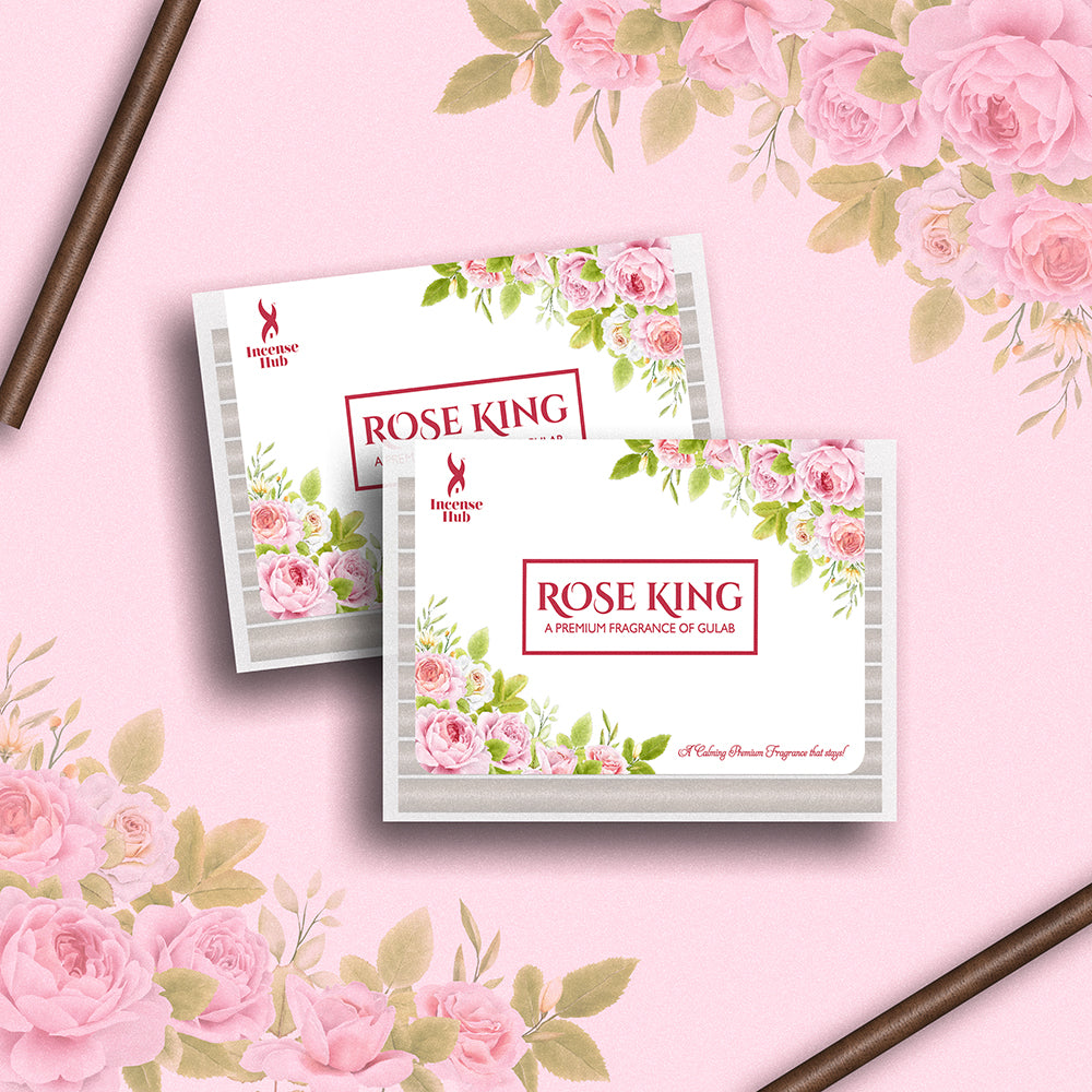 Rose King Dhoop Sticks 30 Sticks Pack