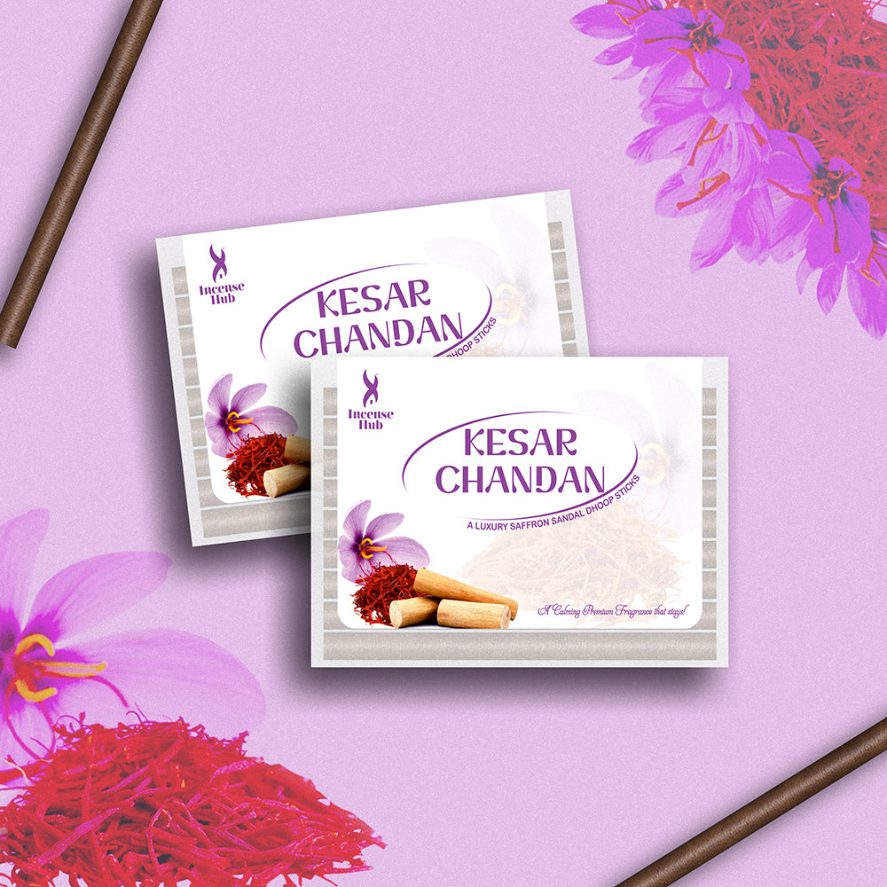 Kesar Chandan Dhoop Sticks 30 Sticks Pack