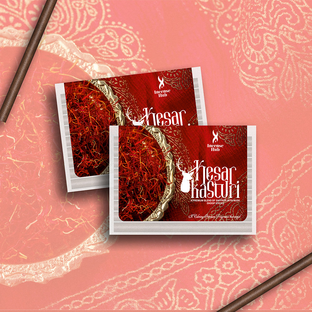 Kesar Kasturi Dhoop Sticks 30 Sticks Pack