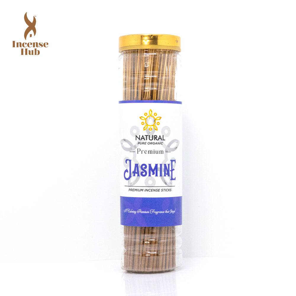 Jasmine Premium Incense sticks 250g Jar