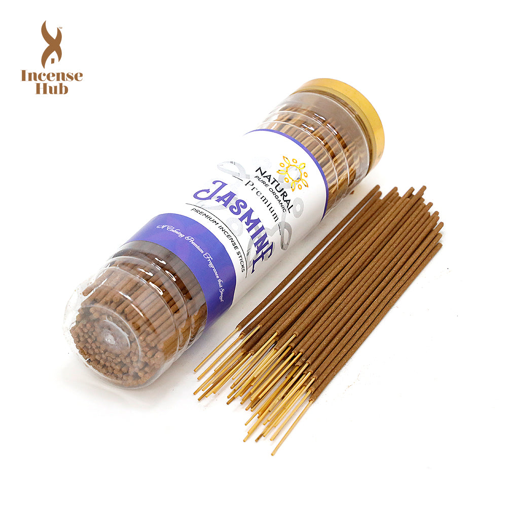 Jasmine Premium Incense sticks 250g Jar