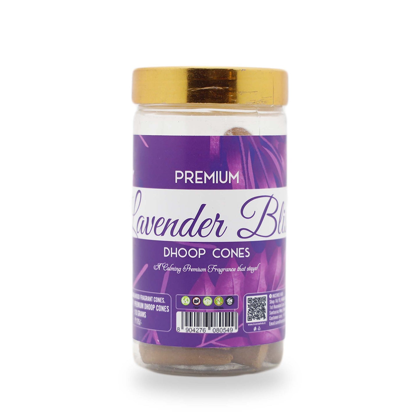 Lavender Bliss Dhoop cones 100g Pack