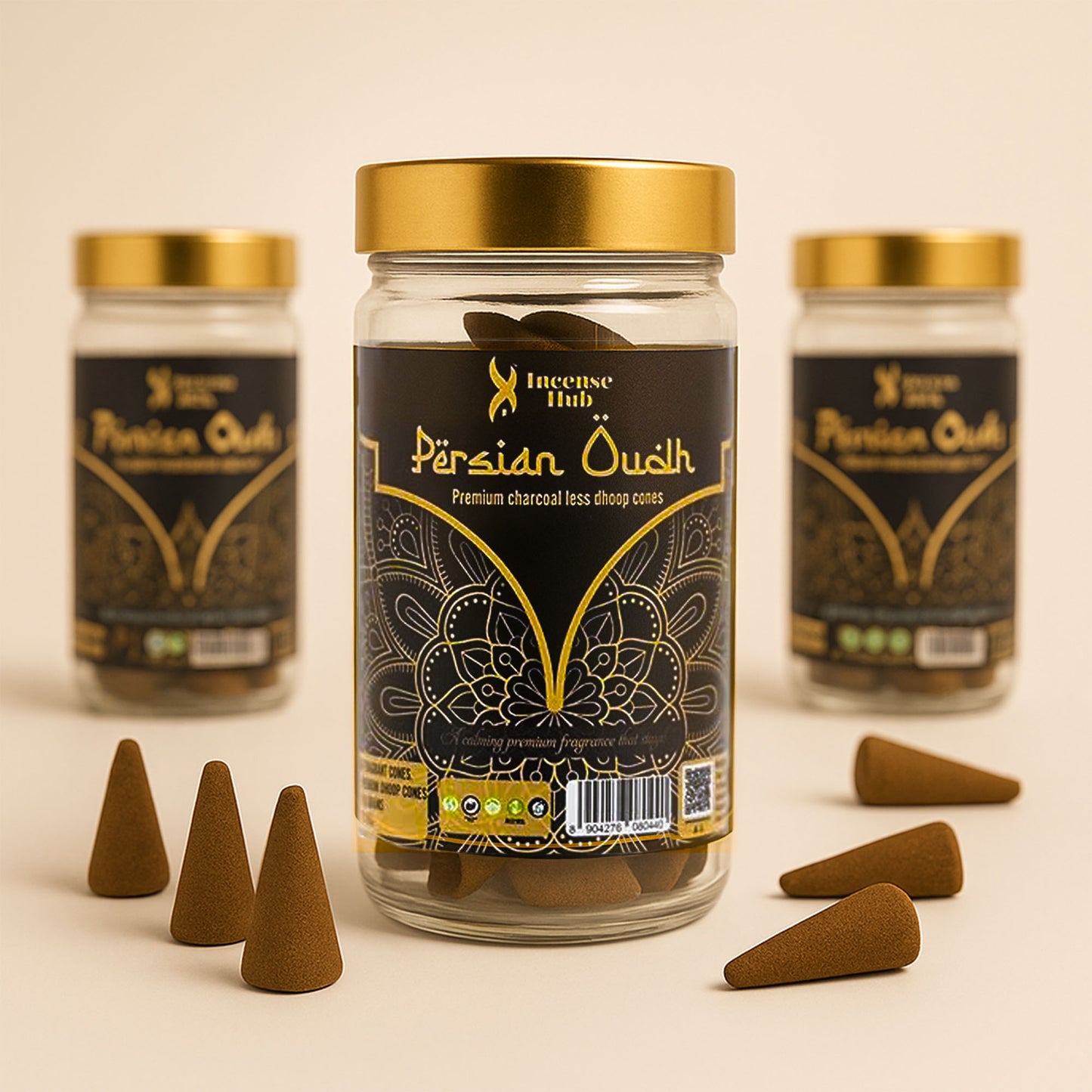 Persian Oudh Dhoop cones 100g Pack