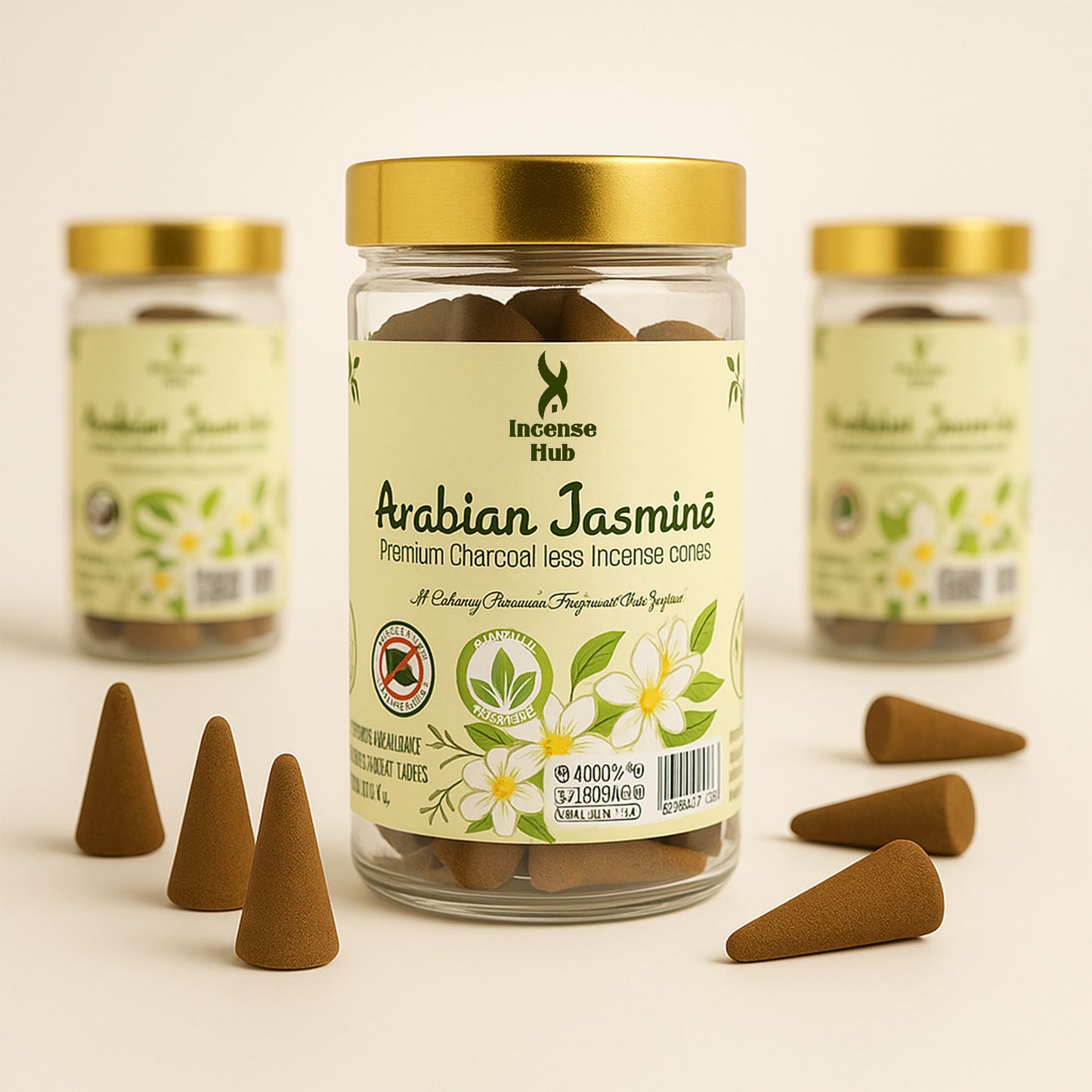 Arabian jasmine Dhoop Cones 100g Pack