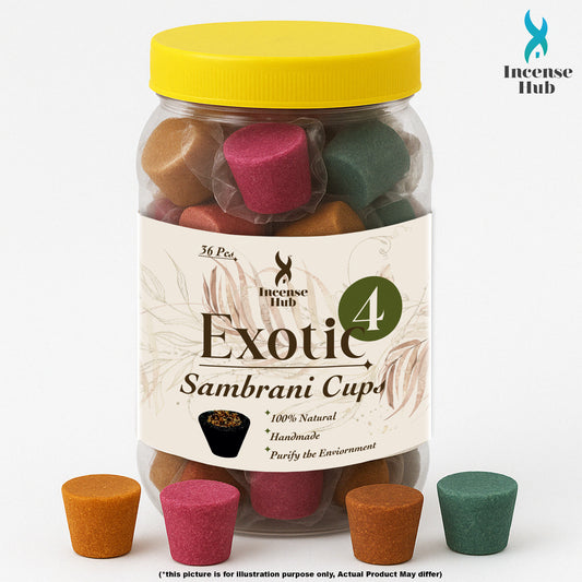 Exotic 4 (Sambrani Cup dhoop 4 in 1)