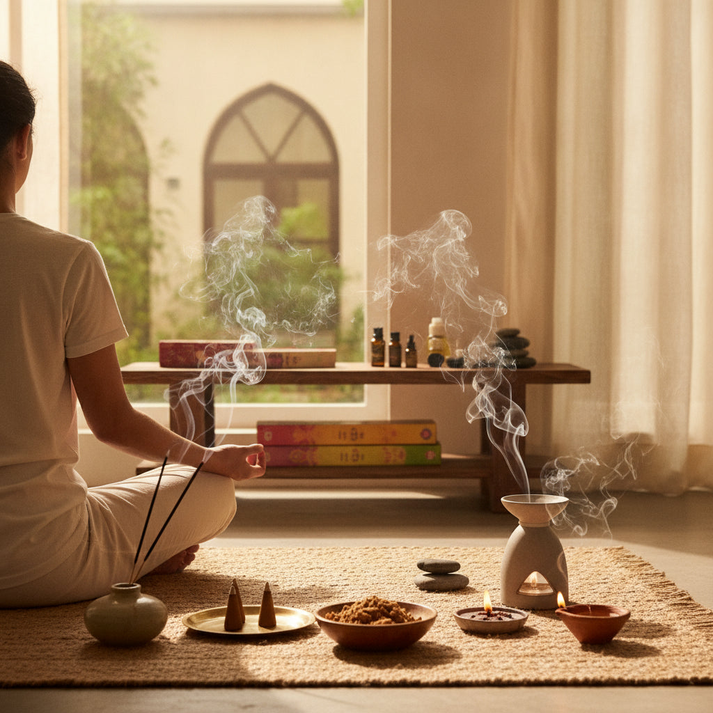 Pranayama and Incense Smoke: Breathing with Fragrance Deepens Practice