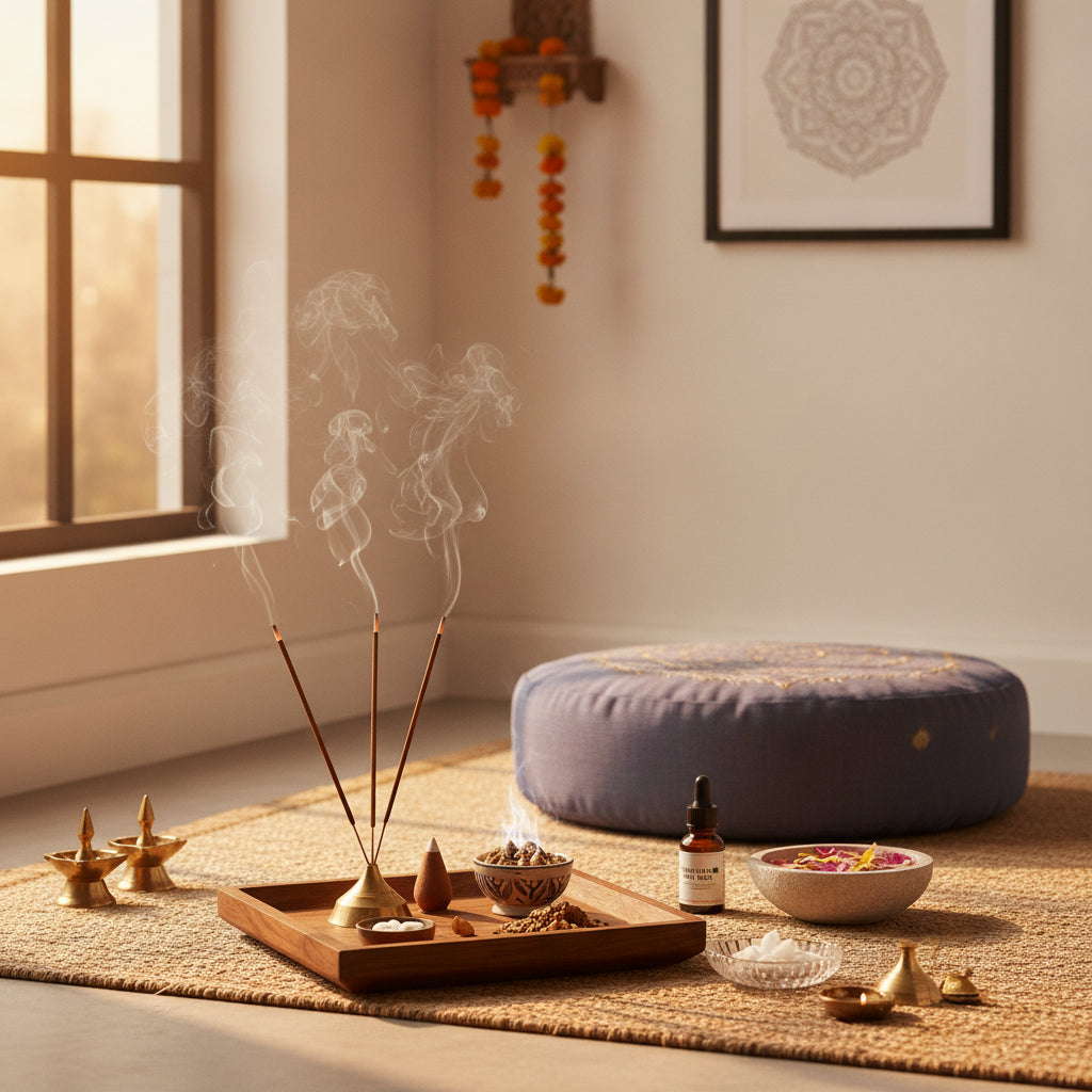 Step-by-Step: Light, Place, and Breathe with Incense Before Meditation
