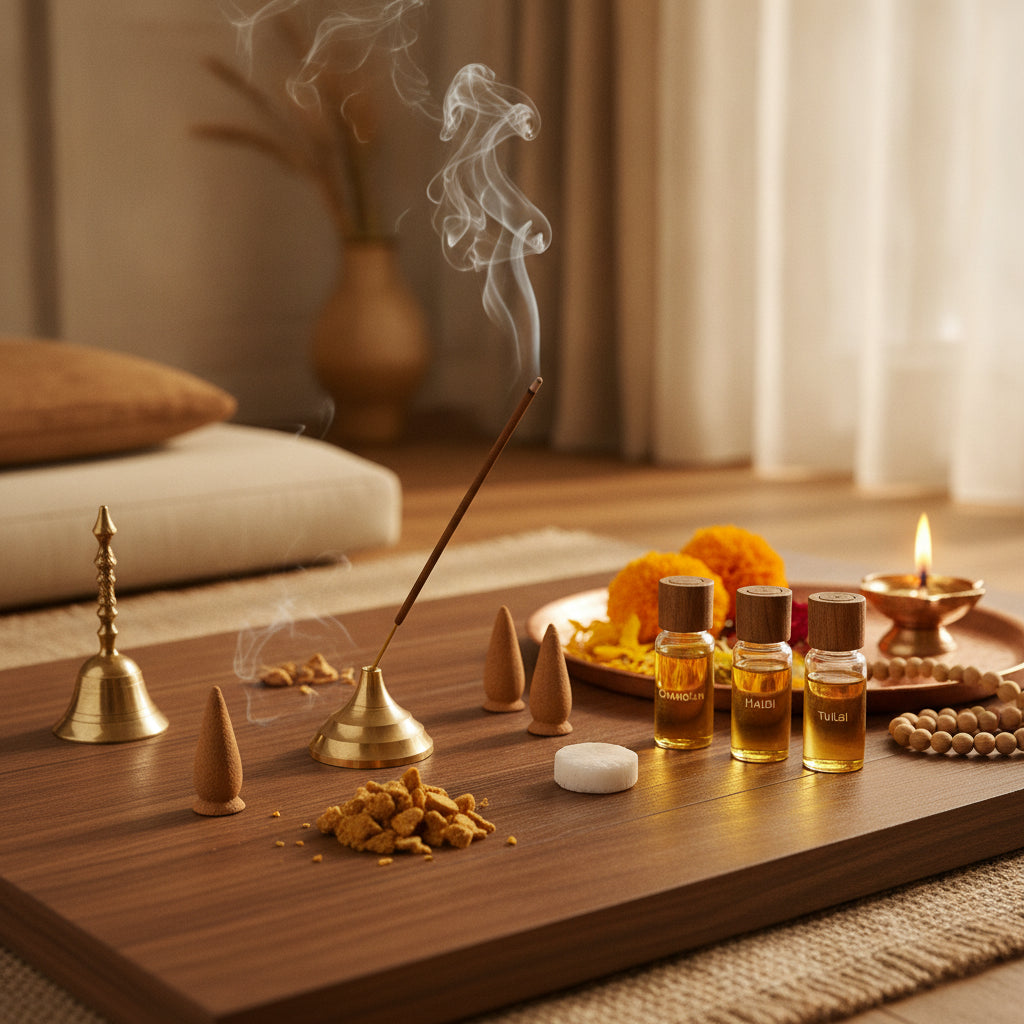 From Alarm to Stillness: A Chandan-Based Morning Transition Ritual
