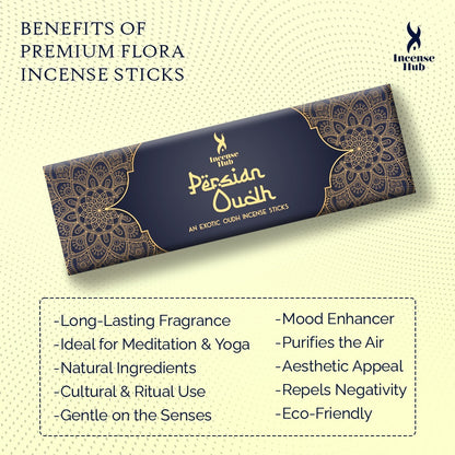 PERSIAN OUDH PREMIUM EXOTIC INCENSE, PACK OF 250 GMS