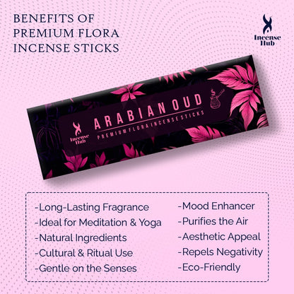 ARABIAN OUDH PREMIUM FLORA INCENSE , PACK OF 250 GM