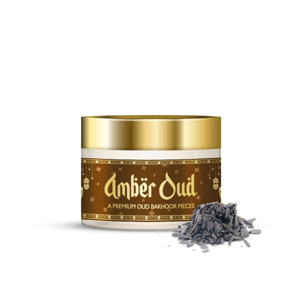 Amber oud Premium Oud Bakhoor Pieces 40g
