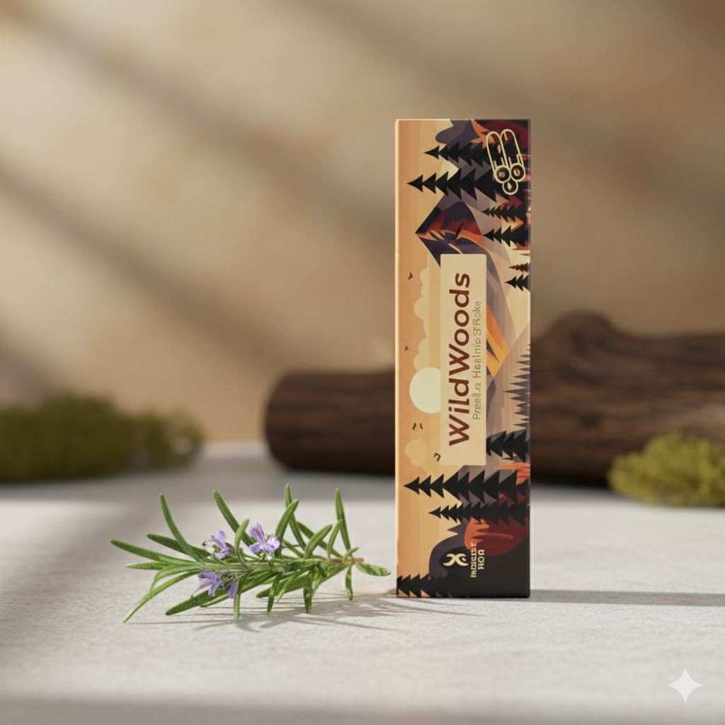 WILDWOODS PREMIUM FLORA INCENSE, PACK OF 50 GMS