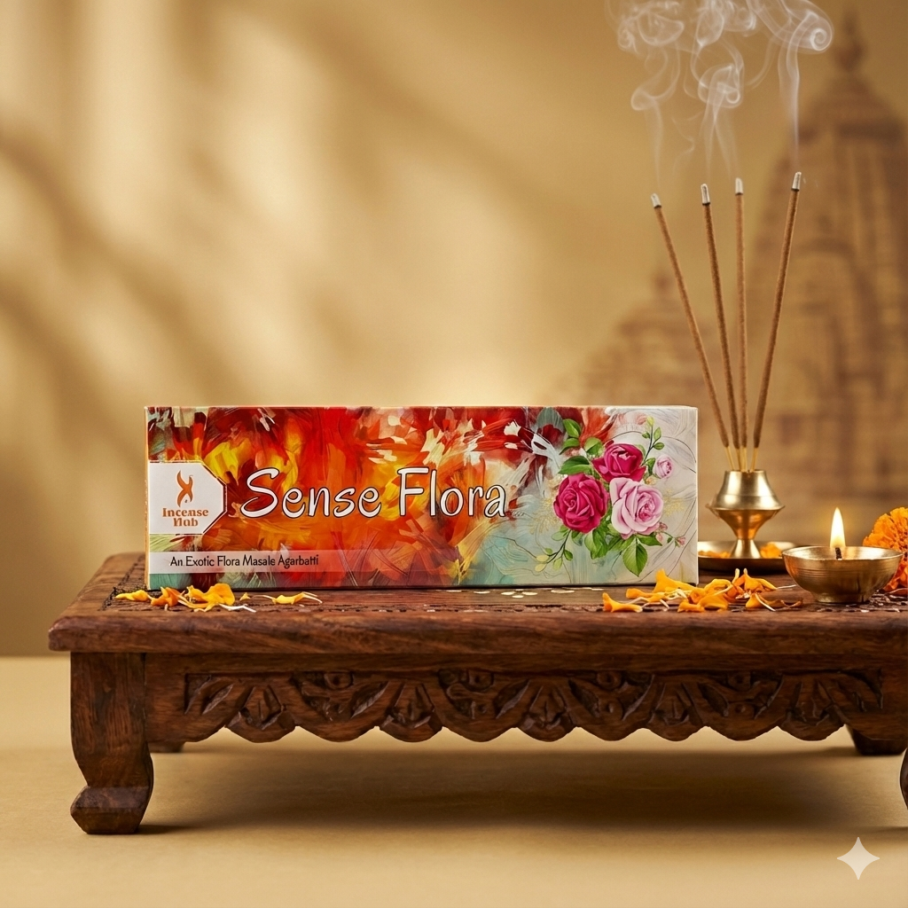 SENSE FLORA PREMIUM EXOTIC INCENSE, PACK OF 250 GMS