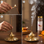 INCENSE HUB | Kesar Chandan Premium BAMBOOLESS Incense | Pack of 250 GM