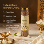 Incense Hub | Arabian Jasmine Premium BAMBOOLESS Incense | Pack of 250g
