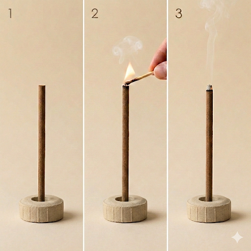 Bhimseni Kapoor Dhoop Sticks in Jar 80g