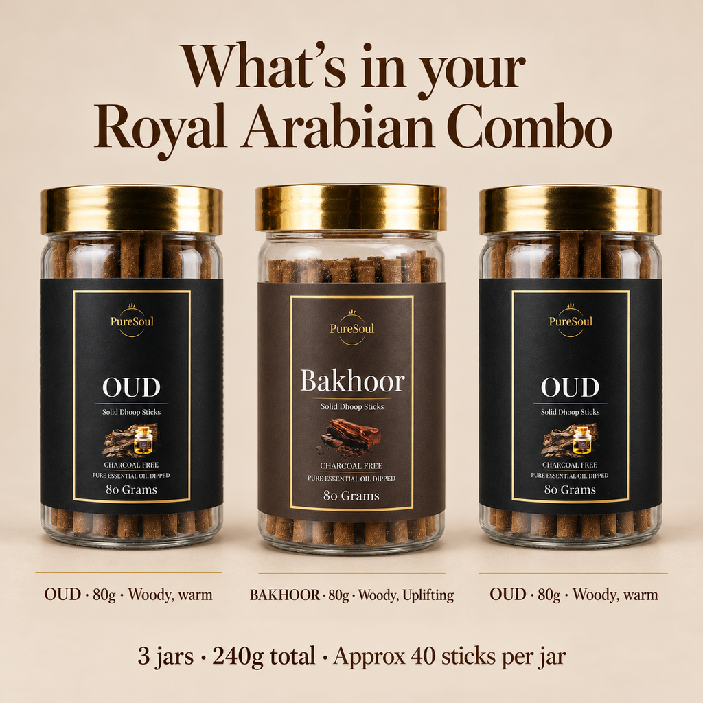 Royal Arabian Dhoop Combo (Pack of 3 Jars)