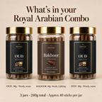Royal Arabian Dhoop Combo (Pack of 3 Jars)