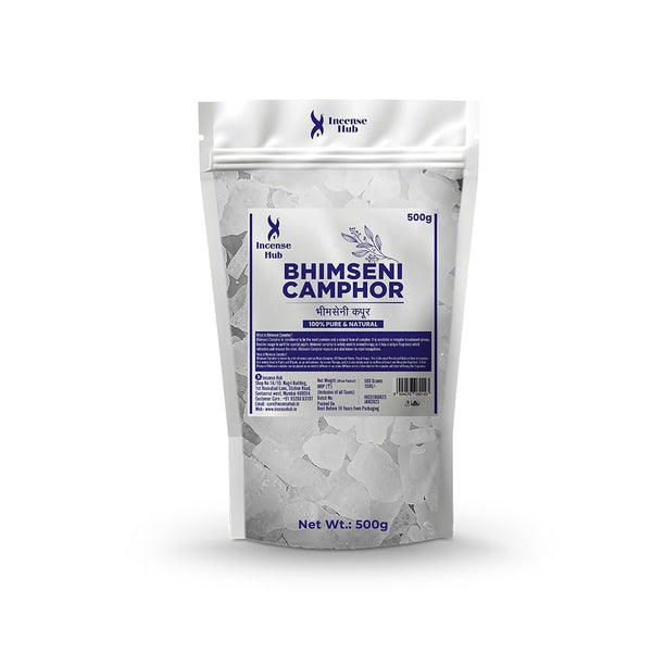 Bhimseni Camphor Zipper Pouch 500g