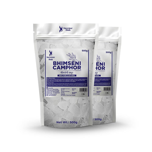 Bhimseni Camphor Zipper Pouch 500g