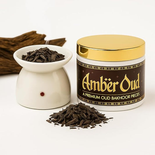 Amber oud Premium Oud Bakhoor Pieces 40g