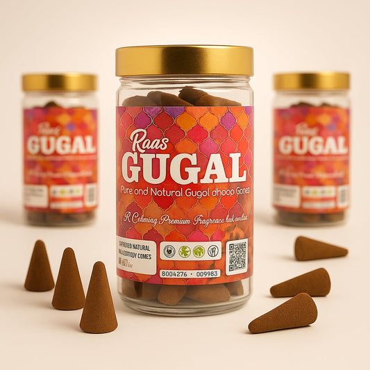Raas Gugal Dhoop cones 100g Pack