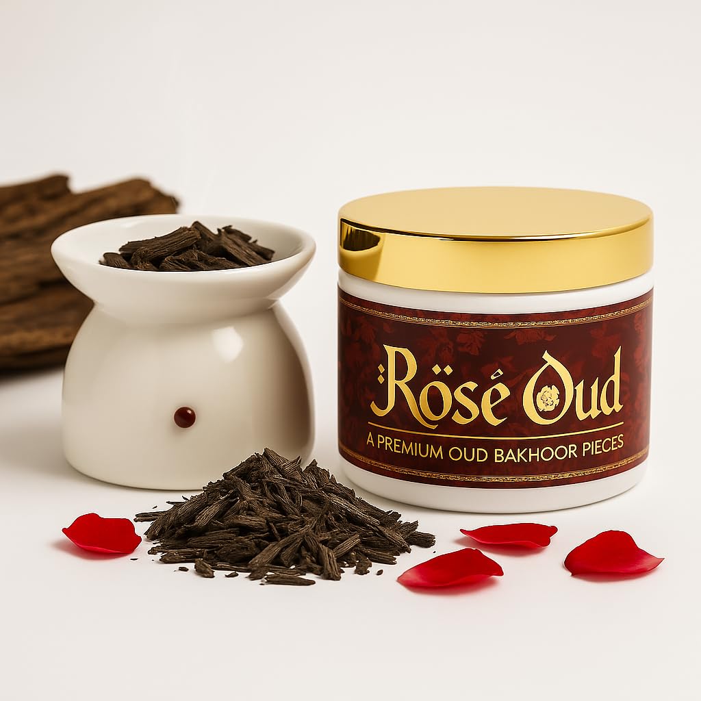 Rose oud Premium Oud Bakhoor Pieces 40g