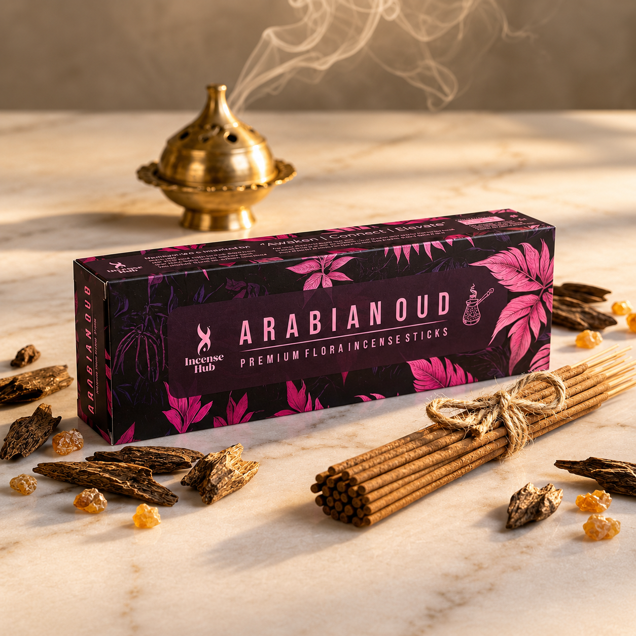 ARABIAN OUDH PREMIUM FLORA INCENSE , PACK OF 250 GM