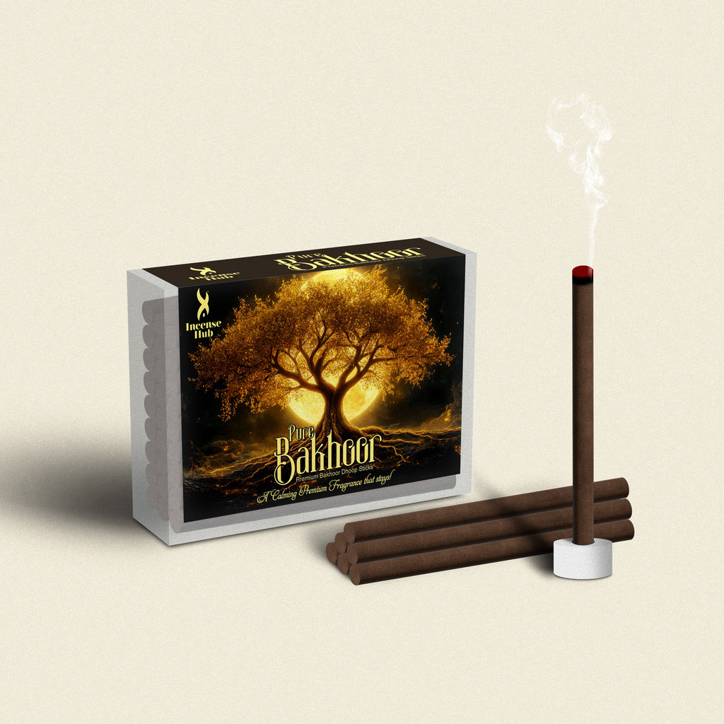 PURE BAKHOOR DHOOP STICKS PACK OF 30 STICKS & 1 HOLDER