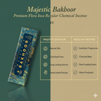 MAJESTIC BAKHOOR PREMIUM FLORA INCENSE, PACK OF 50 GMS
